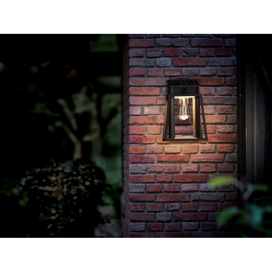 Philips - LED Saules enerģijas sienas lampa ar sensoru LYSIN LED/3,2W/3,7V 2700K IP44