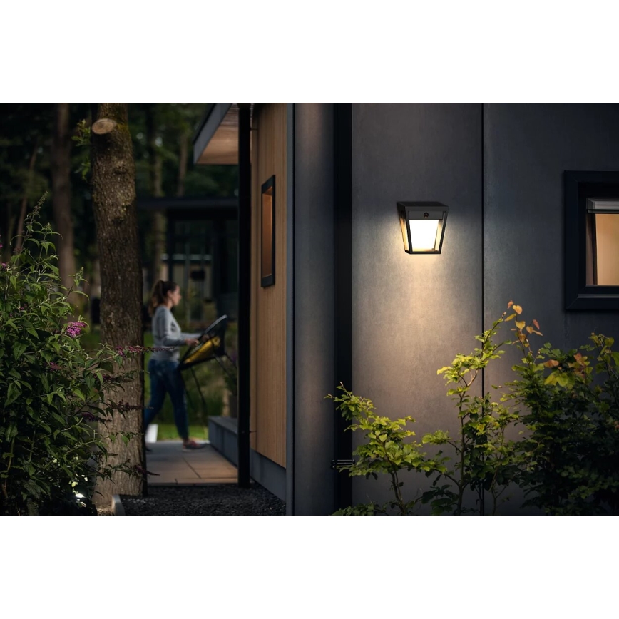 Philips - LED Saules enerģijas sienas lampa ar sensoru NISSA LED/1,8W/3,7V 3000K IP44