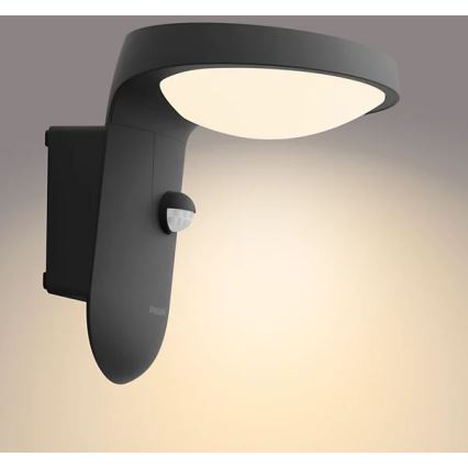 Philips - LED Saules enerģijas sienas lampa ar sensoru LED/1,2W/4V 1800 mAh 3000K IP44