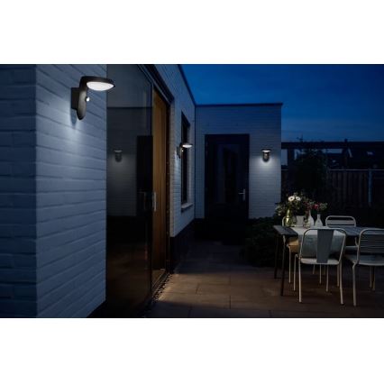 Philips - LED Saules enerģijas sienas lampa ar sensoru LED/1,2W/4V 1800 mAh 4000K IP44