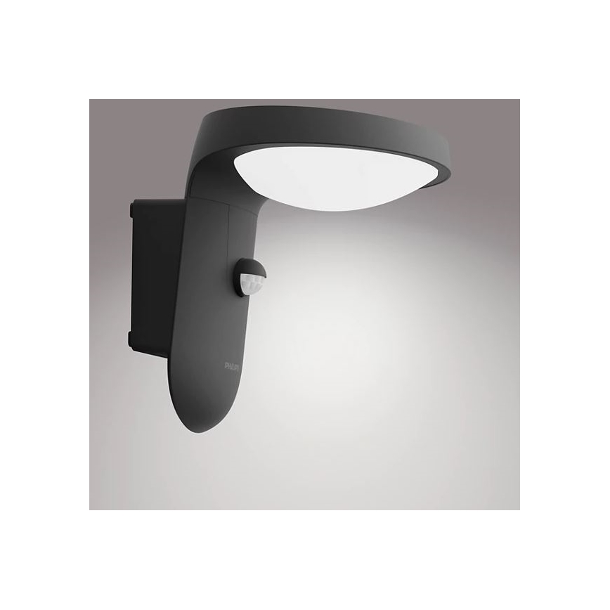 Philips - LED Saules enerģijas sienas lampa ar sensoru LED/1,2W/4V 1800 mAh 4000K IP44