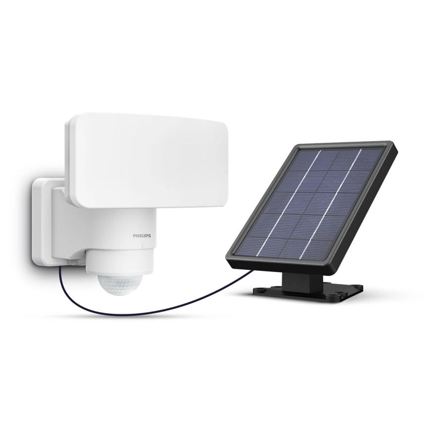 Philips - LED Saules enerģijas sienas lampa ar sensoru TYLUS LED/6W/3,7V 3000K IP44