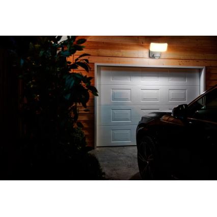 Philips - LED Saules enerģijas sienas lampa ar sensoru TYLUS LED/6W/3,7V 3000K IP44