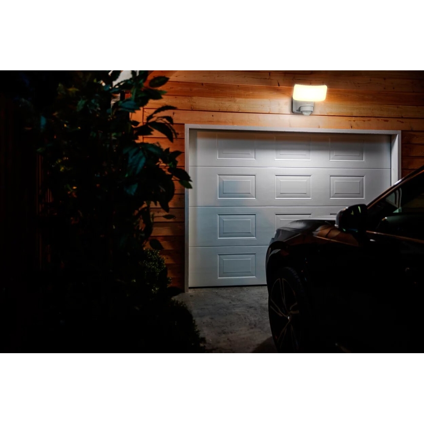 Philips - LED Saules enerģijas sienas lampa ar sensoru TYLUS LED/6W/3,7V 3000K IP44