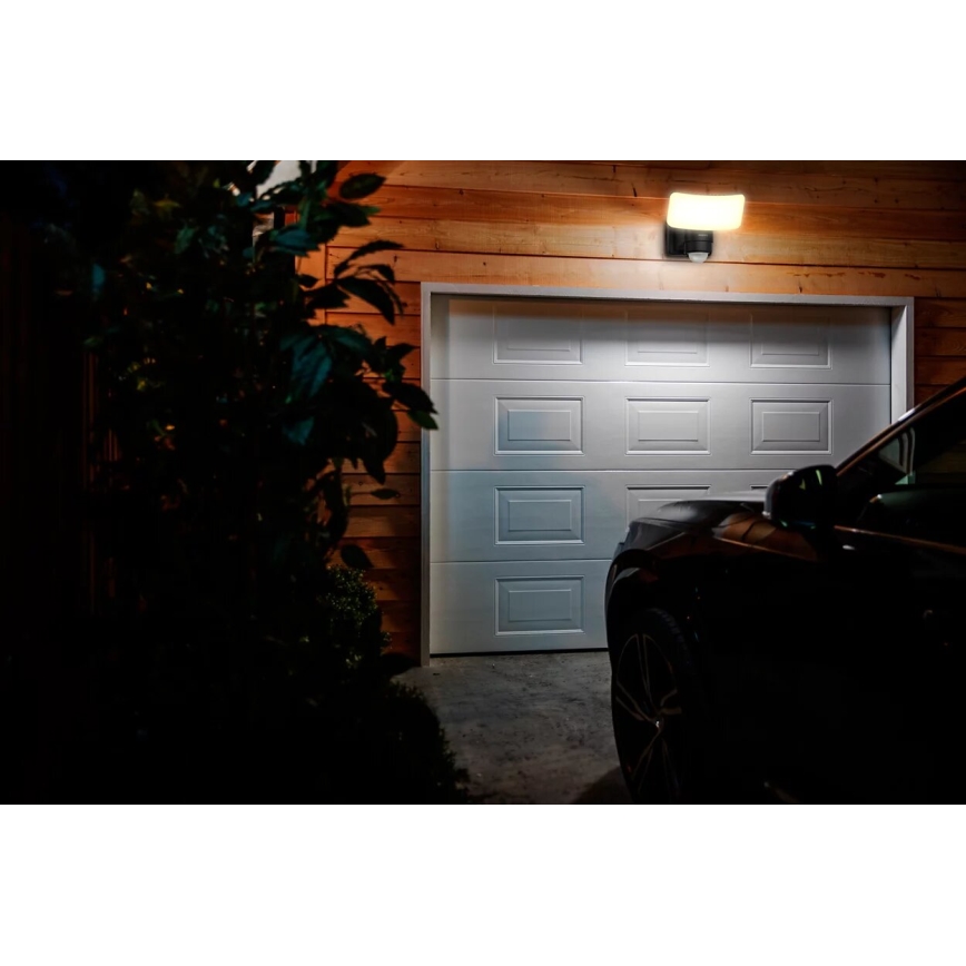 Philips - LED Saules enerģijas sienas lampa ar kustības un krēslas sensoru TYLUS LED/6W/3,7V 2600 mAh 3000K IP44