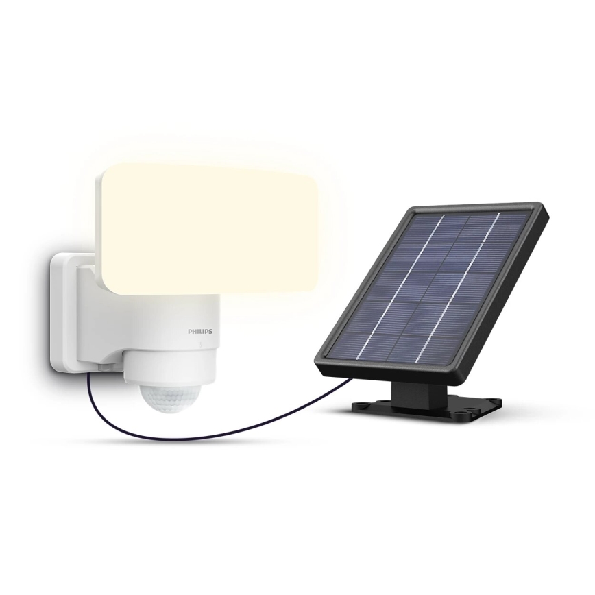 Philips - LED Saules enerģijas sienas lampa ar sensoru TYLUS LED/6W/3,7V 5000K IP44