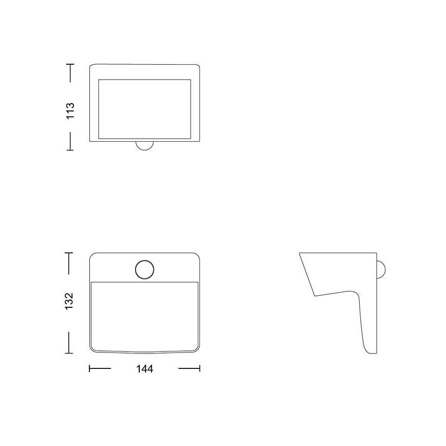 Philips - LED Saules enerģijas sienas lampa ar sensoru YARIXA LED/2,2W/3,7V 600 mAh IP44