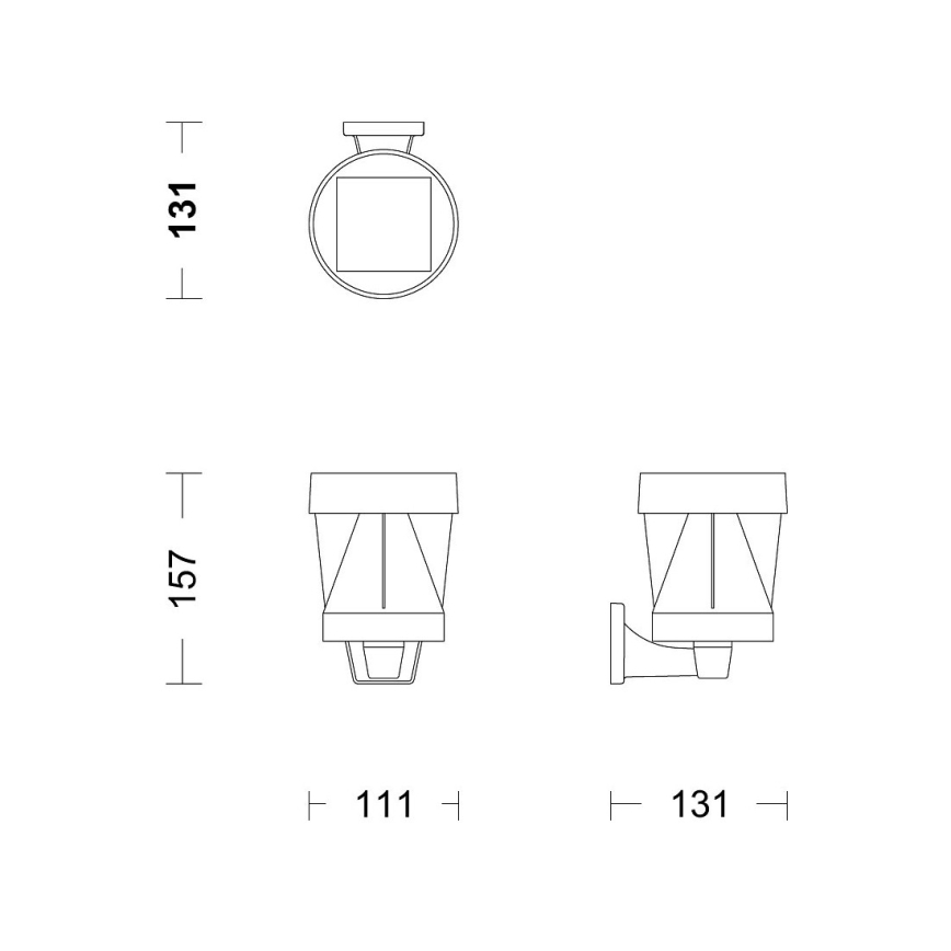 Philips - LED Saules enerģijas sienas lampa AVERY LED/1,8W/3,7V 2700K IP44