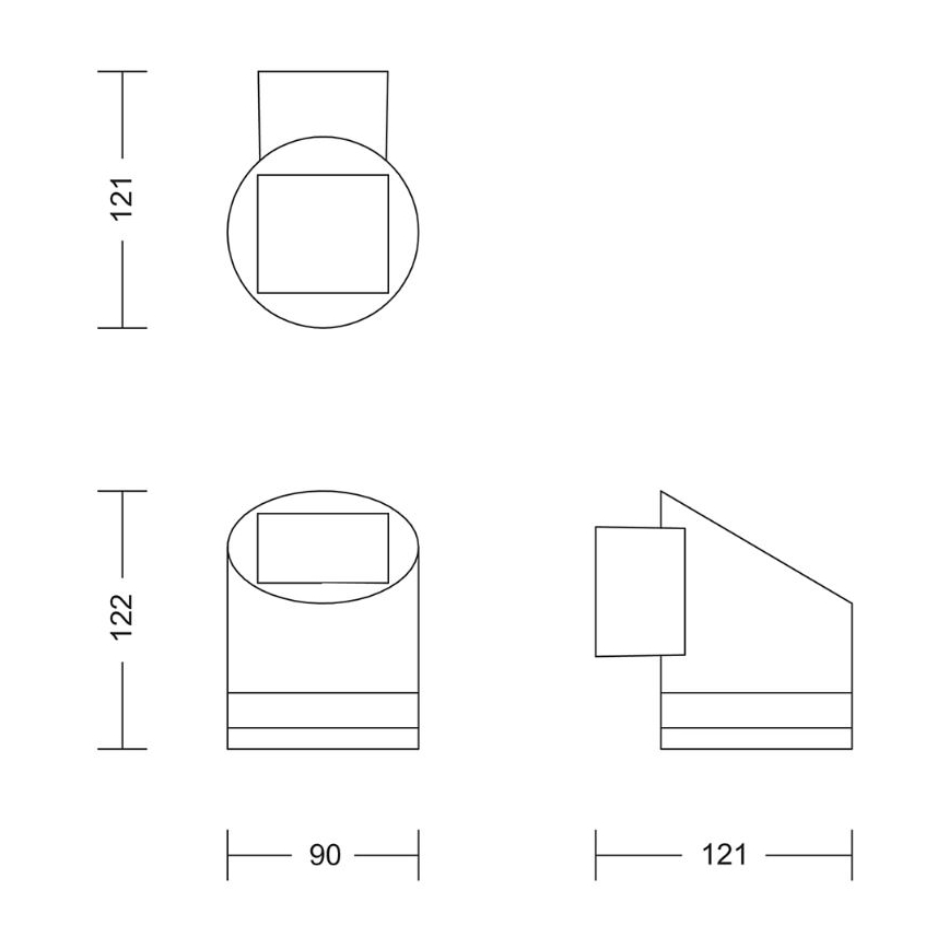Philips - LED Saules enerģijas sienas lampa FYCE LED/1,5W/3,7V 1200 mAh IP44