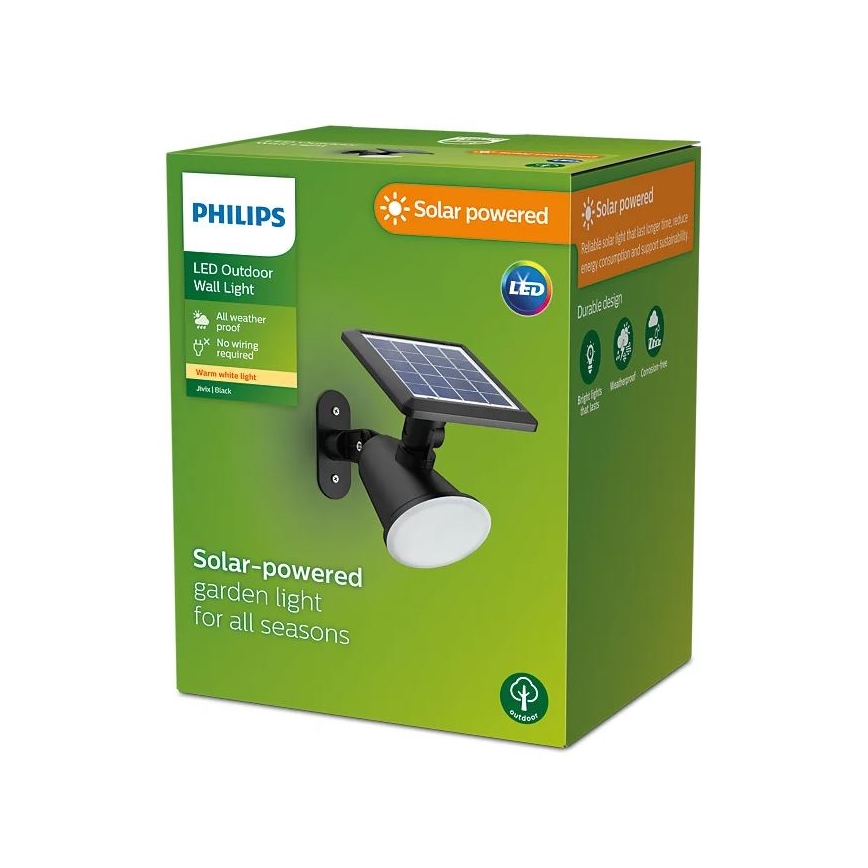 Philips - LED Saules enerģijas sienas lampa JIVIX LED/1,4W/3,7V IP44