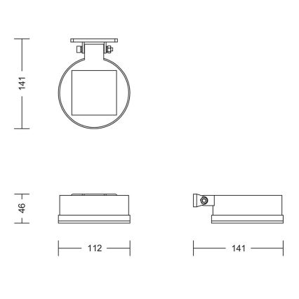 Philips - LED Saules enerģijas sienas lampa VYNCE LED/1,5W/3,7V IP44