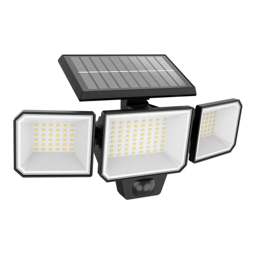 Philips -  LED Saules enerģijas sienas Prožektors ar sensoru NYSIL 3xLED/8,7W/3,7V 2000 mAh IP65