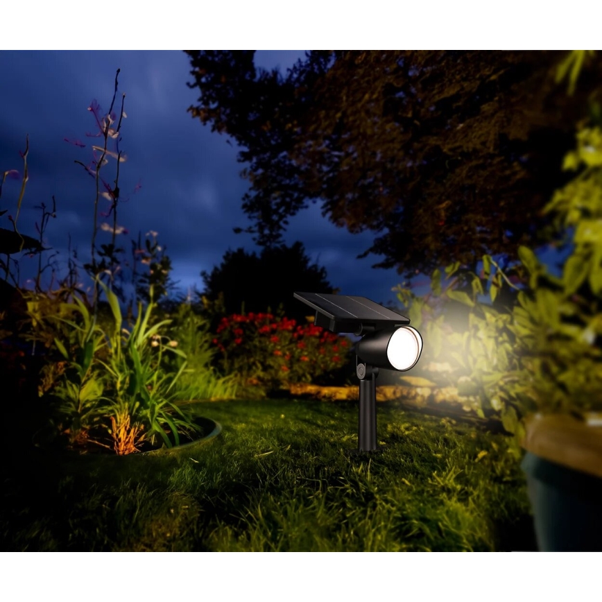 Philips - LED Saules enerģijas Starmetis ASHLYN LED/1,4W/3,7V 2700K IP44