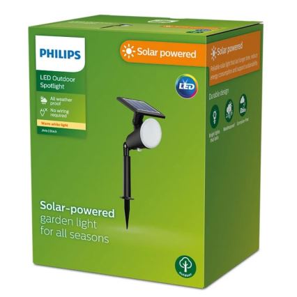 Philips - LED Saules enerģijas Starmetis JIVIX LED/1,4W/3,7V 1800 mAh IP44