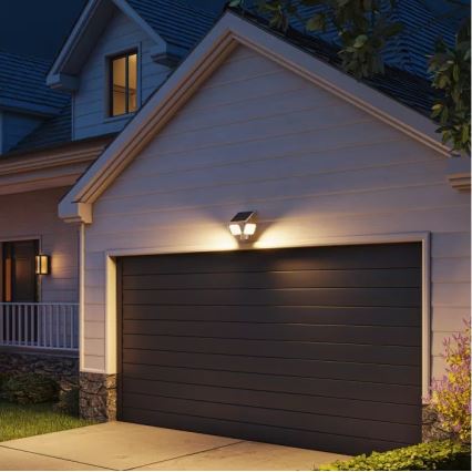 Philips - LED saules sienas gaismeklis ar sensoru ZYREN LED/24,5W/3,7V 2600 mAh 3000K IP65 balts