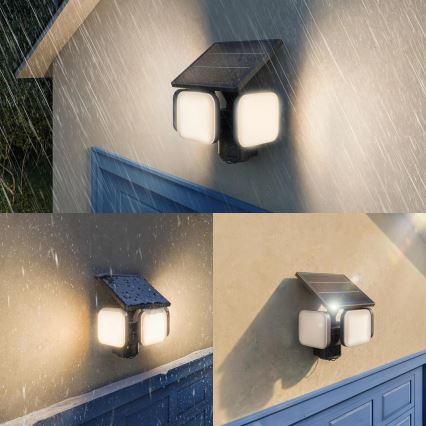 Philips - LED saules sienas gaismeklis ar sensoru ZYREN LED/24,5W/3,7V 2600 mAh 3000K IP65