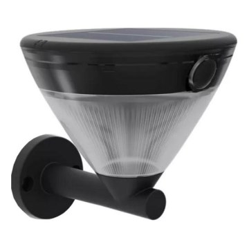 Philips - LED saules sienas lampa ar sensoru KYNA LED/3,8W/3,7V 800 mAh 2700K IP44 melna