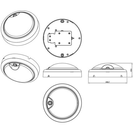 Philips - LED Sienas lampa ar sensoru PROJECTLINE LED/15W/230V IP54