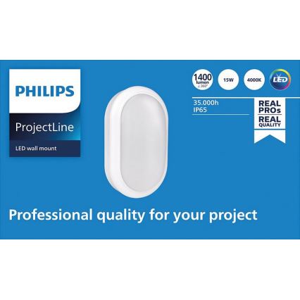 Philips - LED Sienas lampa PROJECTLINE LED/15W/230V IP65