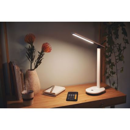 Philips - LED Aptumšojama skārienvadāma galda lampa IVORY LED/5W/5V 2700/3600/5000K CRI 90