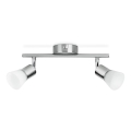 Philips - LED starmetis 2xLED/4,3W/230V matēts hroms