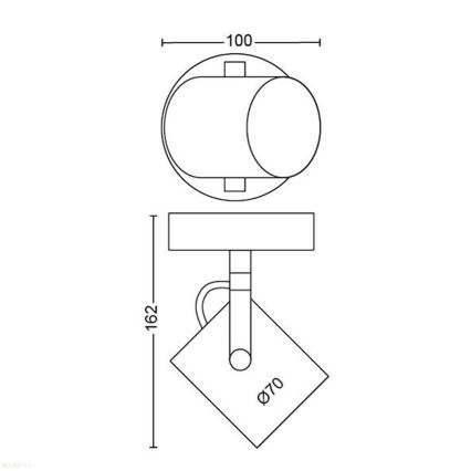 Philips - LED Starmetis SCENE SWITCH BYRE LED/4,3W/230V 2200/2500/2700K