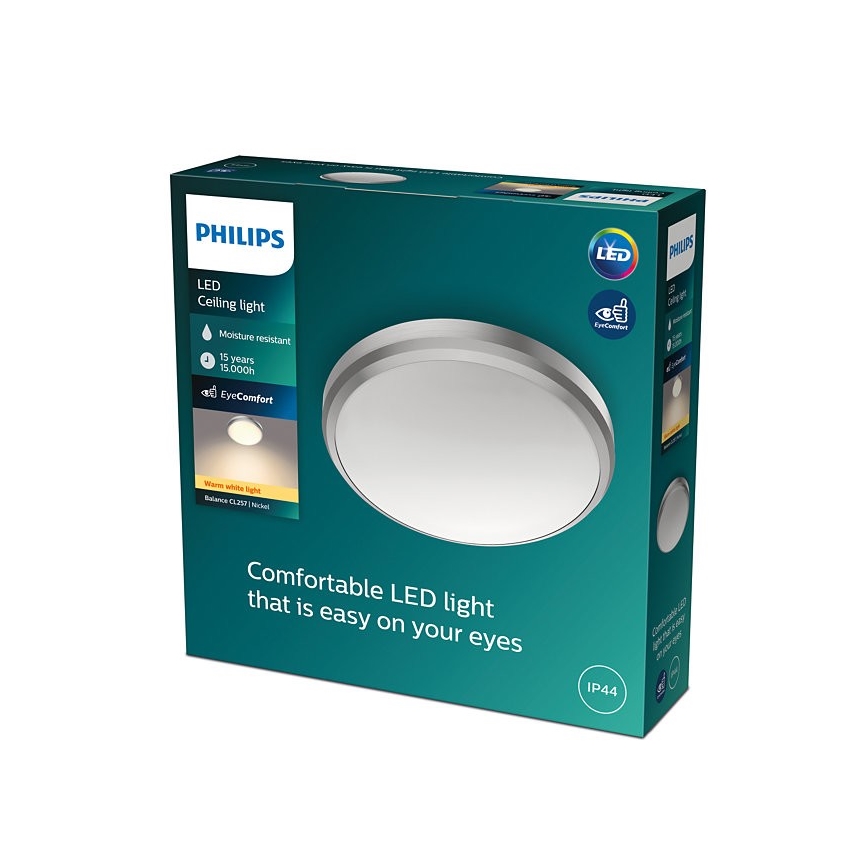 Philips - LED Vannas istabas griestu apgaismojums BALANCE LED/6W/230V IP44
