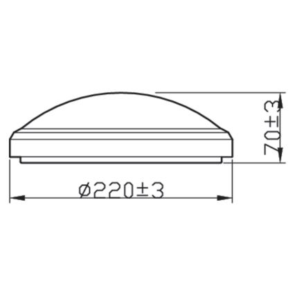 Philips - LED Vannas istabas griestu apgaismojums BALANCE LED/6W/230V IP44