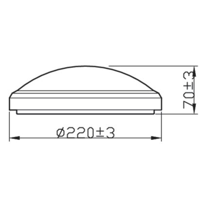 Philips - LED Vannas istabas griestu gaismeklis BALANCE LED/6W/230V IP44