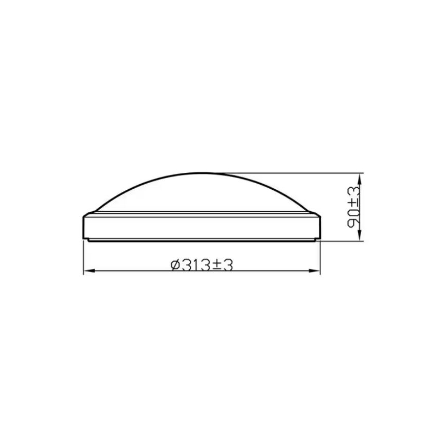 Philips - LED Vannas istabas griestu gaismeklis LED/17W/230V 4,000K IP44