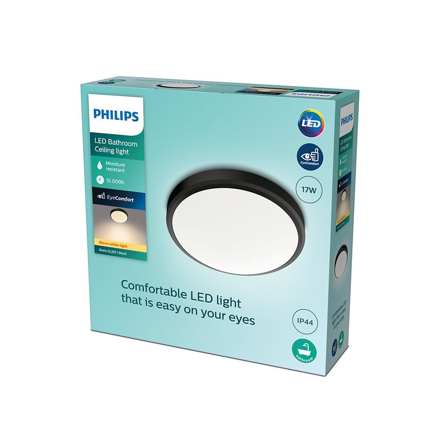 Philips - LED Vannas istabas griestu gaismeklis DORIS LED/17W/230V IP44