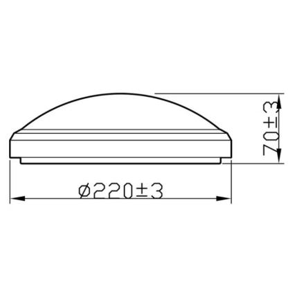 Philips - LED Vannas istabas griestu gaismeklis LED/6W/230V 2,700K IP44