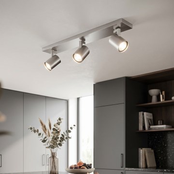 Philips - LED virziena gaismeklis matēts hroms 3xGU10/20W/230V
