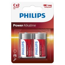 Philips LR14P2B/10 - 2 gab Alkaline baterija C POWER ALKALINE 1,5V 7200mAh