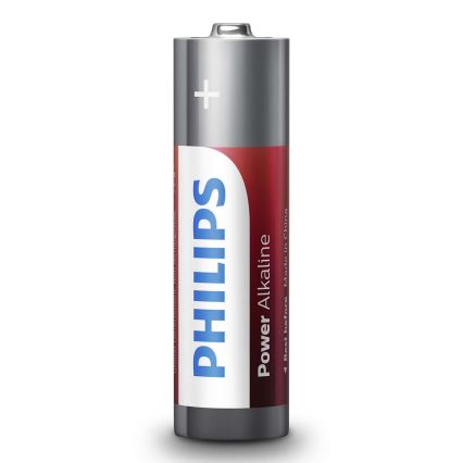 Philips LR6P4B/10 - 4 gab Sārma baterijas AA POWER ALKALINE 1,5V 2600mAh