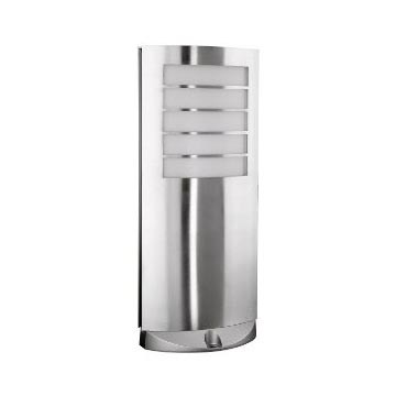 Philips Massive 01727/01/47 - Āra lampa OSLO 1xE27/20W Nerūsējošs tērauds IP44