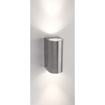 Philips Massive 17102/47/10 - Āra sienas gaismeklis NANTES 2xGU10/35W/230V IP44