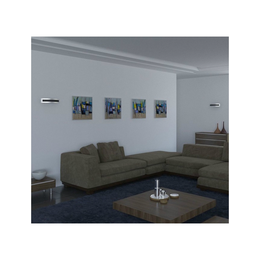 Philips Massive 33206/93/10 - Sienas gaismeklis GILLIAN 1xE27/23W