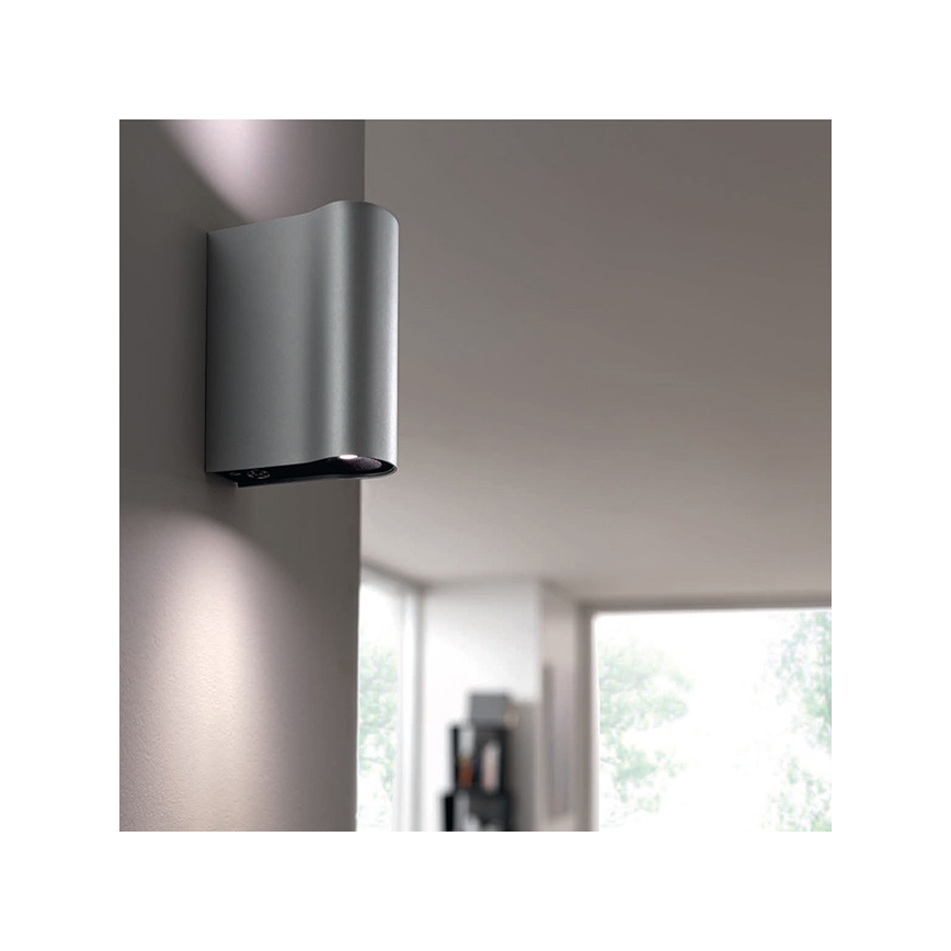 Philips Massive 33259/48/10 - LED sienas gaismeklis LEAH 2xLED/2.5W/230V