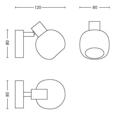 Philips Massive  - Sienas lampa 1xG9/28W/230V