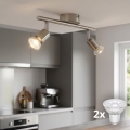 Philips Massive - LED virziena gaismeklis 2xGU10/50W/230V