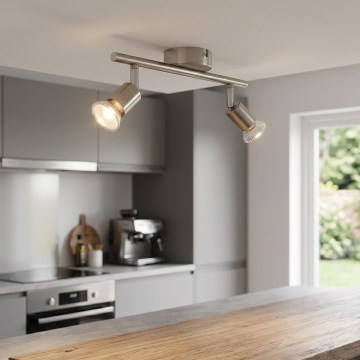 Philips Massive - LED virziena gaismeklis 2xGU10/50W/230V