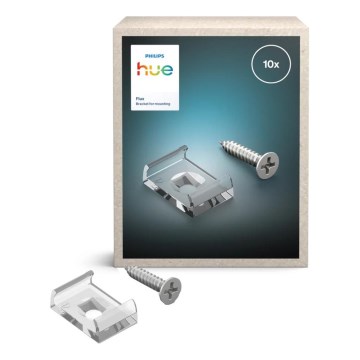 Philips - Montāžas turētājs LED lentai FLUX, 10 gab.