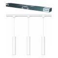 Philips - piekaramais gaismeklis uz troses EASYLINK sliežu sistēmai, 3x GU10, 7W, 230V, 1 m, balts