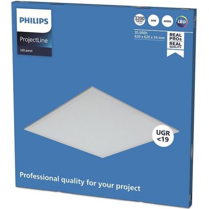 Philips - PROJECTLINE iebūvējams LED panelis LED/36W/230V 62x62 cm