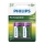 Philips R14B2A300/10 - 2 gab Uzlādējamas baterijas C MULTILIFE NiMH/1,2V/3000 mAh