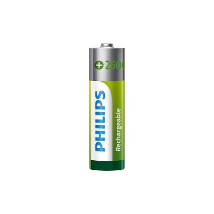 Philips R6B2A260/10 - 2 gab. Uzlādējamas AA baterijas MULTILIFE NiMH/1,2V/2600 mAh