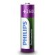 Philips R6B2A260/10 - 2 gab Uzlādējamas baterijas AA MULTILIFE NiMH/1,2V/2600 mAh