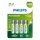 Philips R6B4B260/10 - 4 gab. Uzlādējama baterija AA NiMH/1,2V/2600 mAh