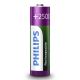 Philips R6B4RTU25/10 -  4 gab Uzlādējama baterija AA MULTILIFE NiMH/1,2V/2500 mAh